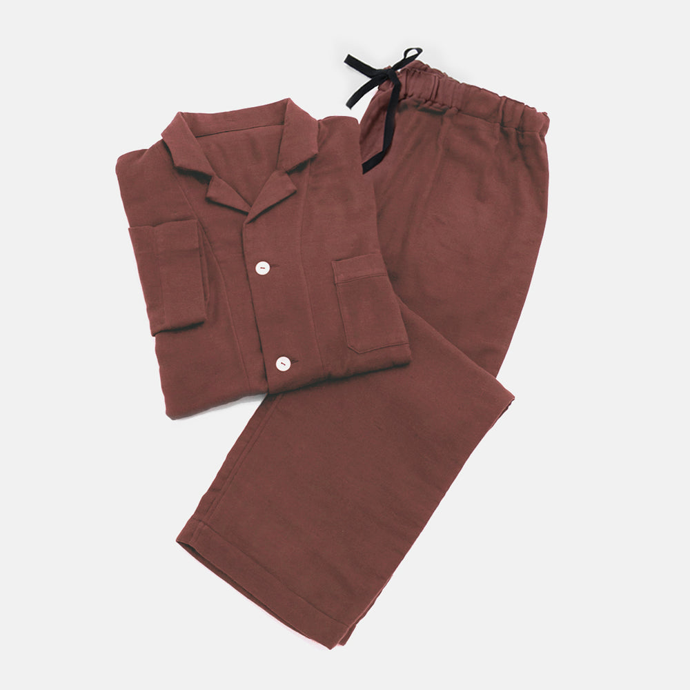 あたたかいガーゼパジャマ＆ブランケット<br>メンズ　送料無料