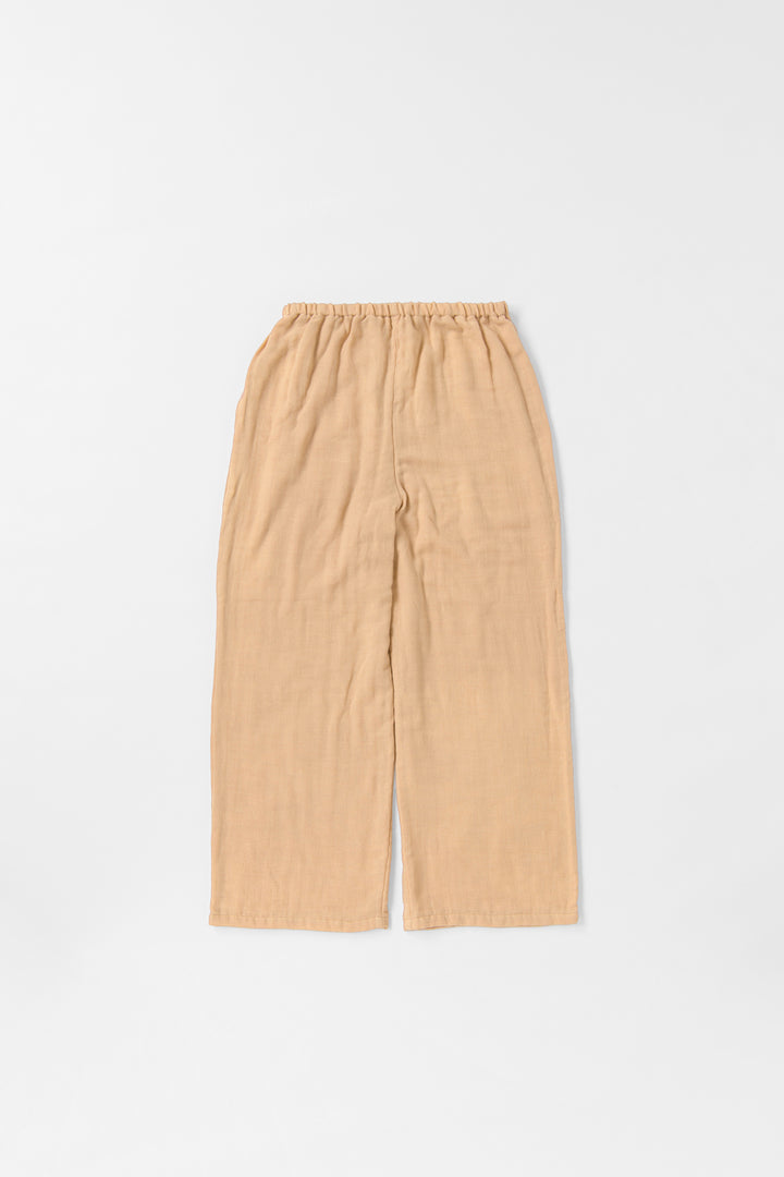 あたたかいガーゼパジャマ<br>レディス<br>小麦色