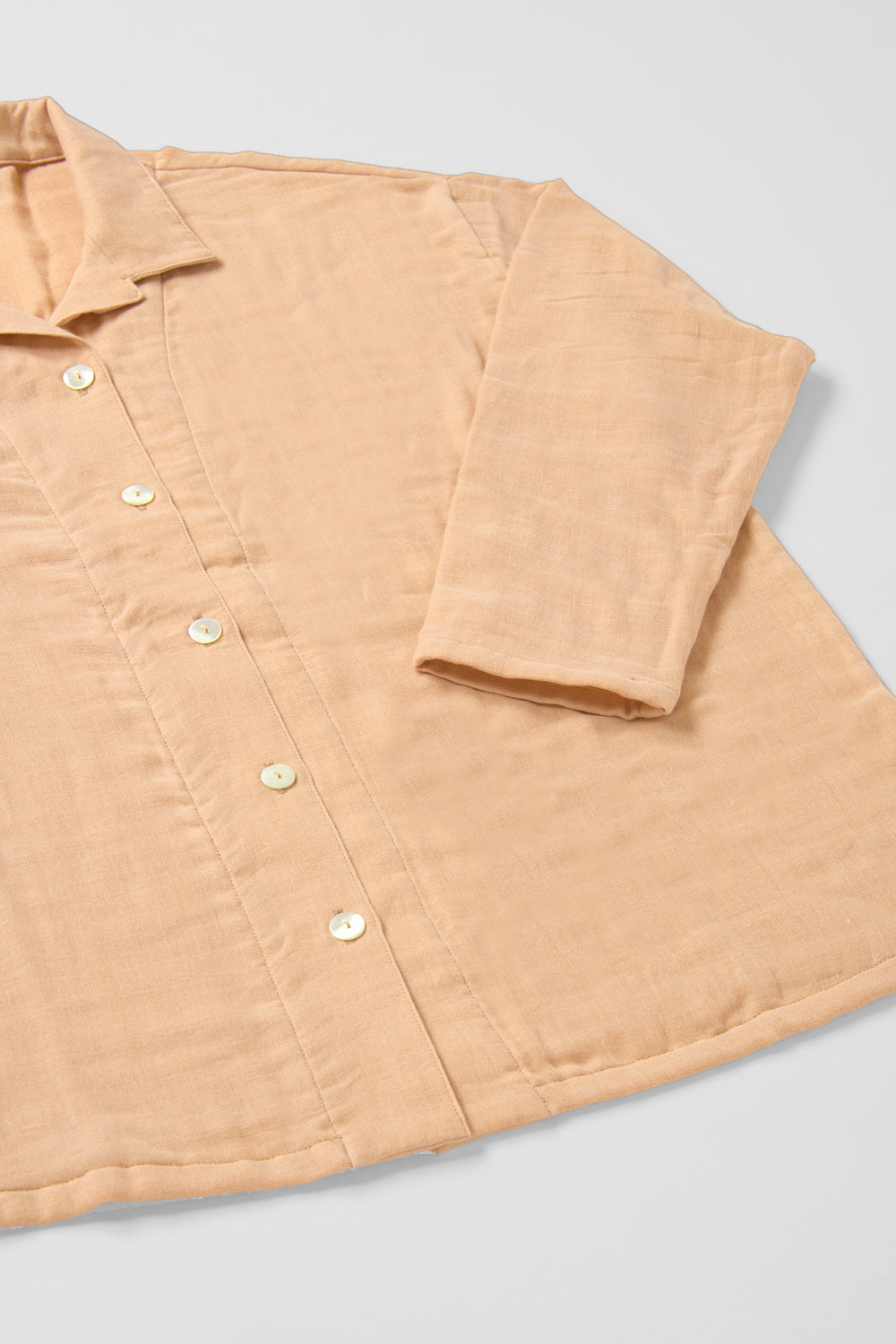 あたたかいガーゼパジャマ<br>レディス<br>小麦色