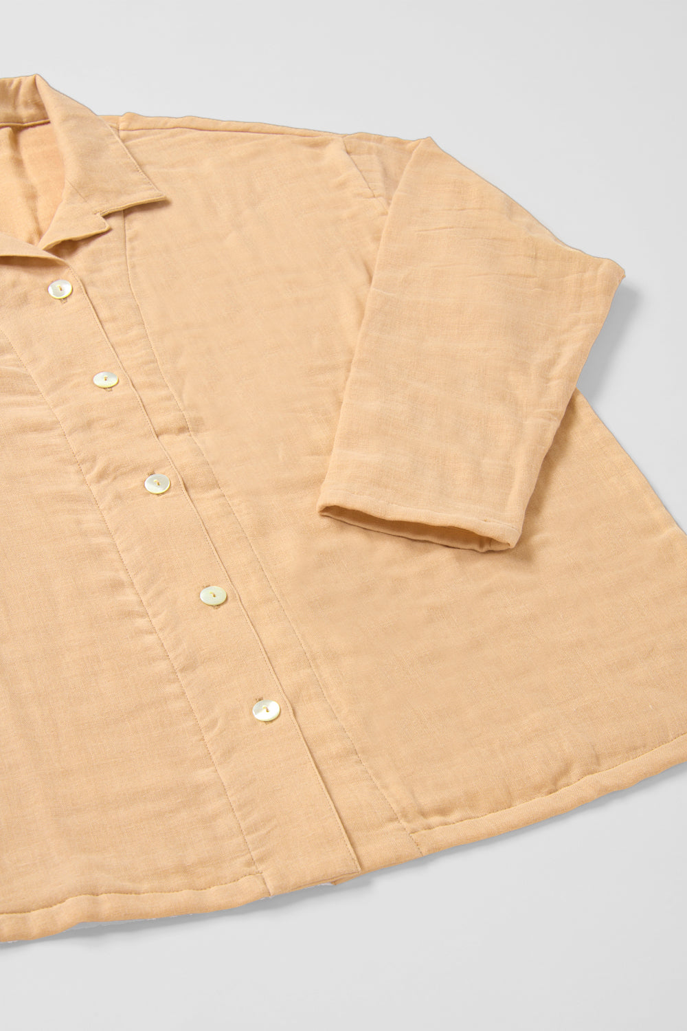 あたたかいガーゼパジャマ<br>レディス<br>小麦色