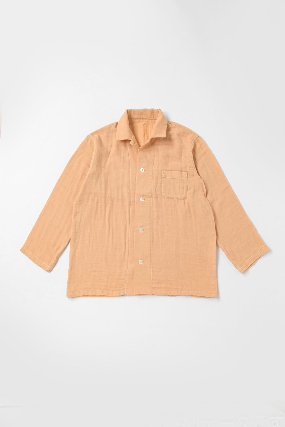 あたたかいガーゼパジャマ<br>メンズ<br>小麦色