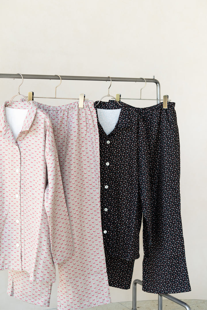 あたたかいガーゼパジャマ　レディス<br>芽