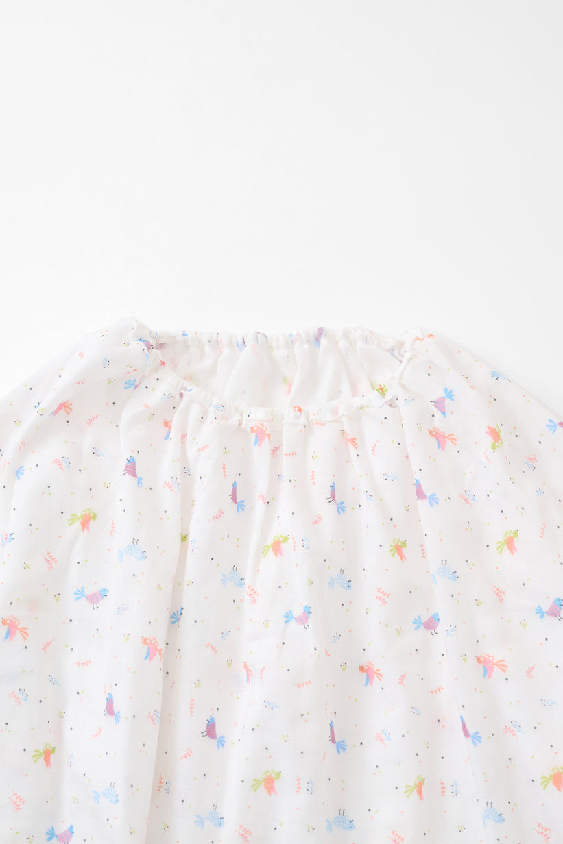 Smock dress ladies<br>flower