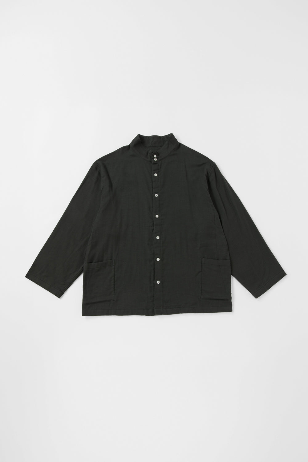 あたたかいガーゼハイネックパジャマ<br>メンズ<br>カーキ