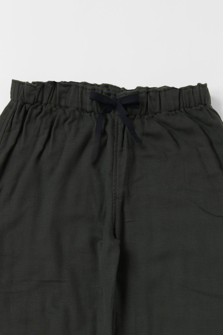 あたたかいガーゼハイネックパジャマ<br>メンズ<br>カーキ