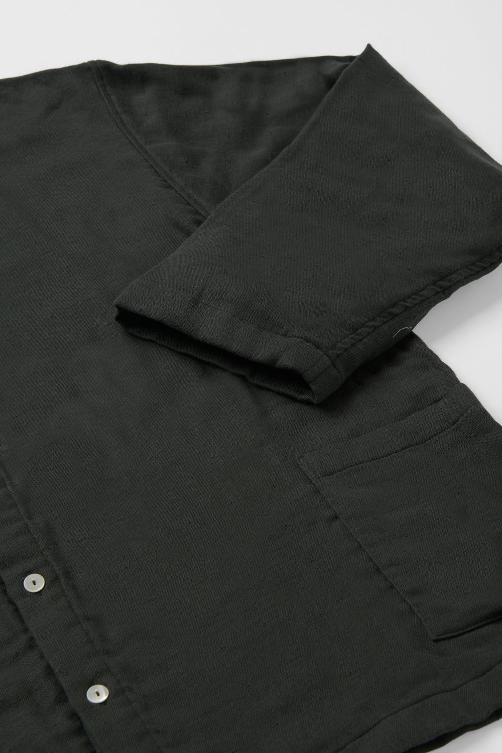 あたたかいガーゼハイネックパジャマ<br>メンズ<br>カーキ