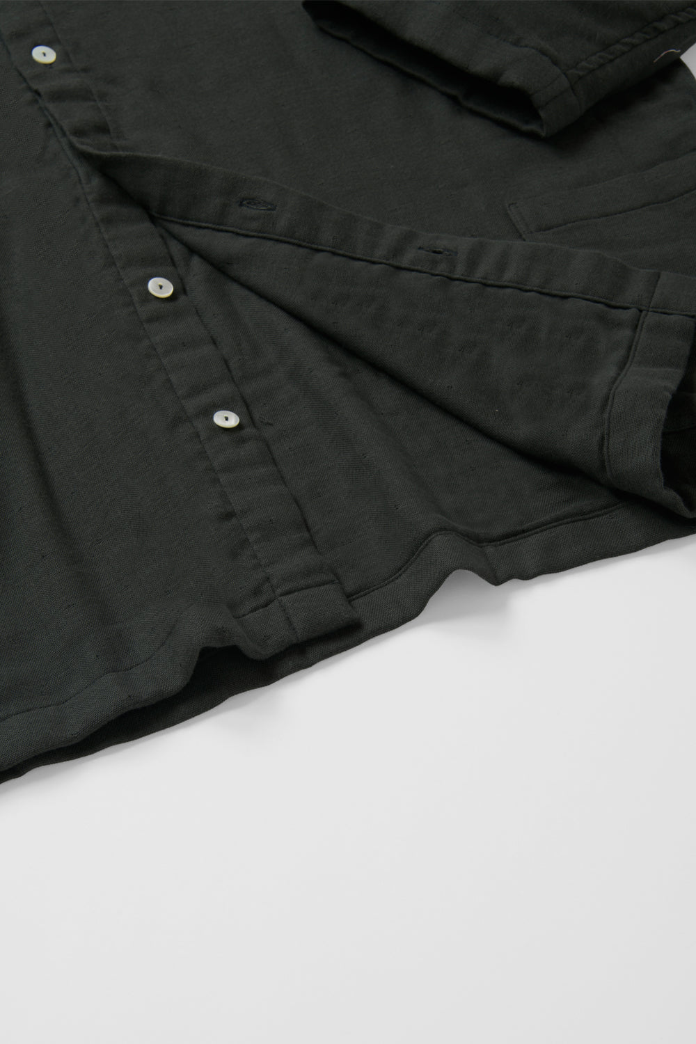 あたたかいガーゼハイネックパジャマ<br>メンズ<br>カーキ