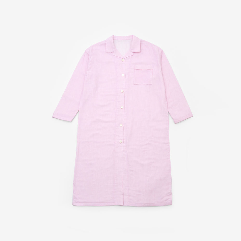 あたたかいガーゼロングパジャマセット<br>レディス　送料無料