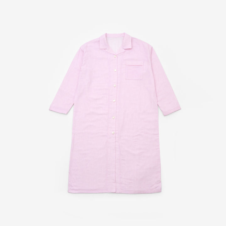 あたたかいガーゼロングパジャマセット<br>レディス　送料無料