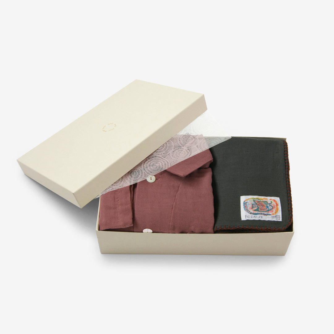 あたたかいガーゼパジャマ＆ブランケット<br>メンズ　送料無料