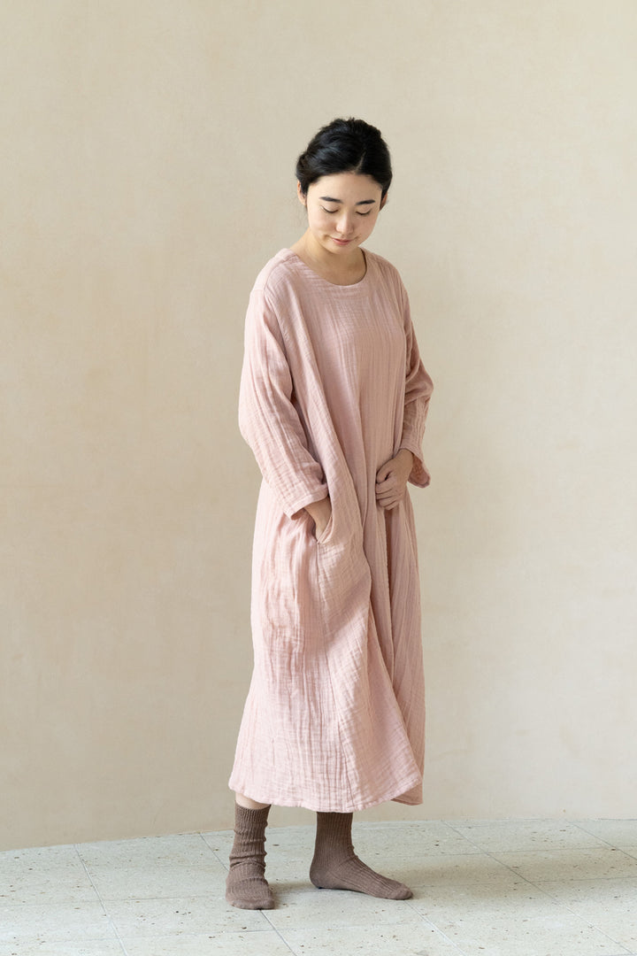 フレアワンピース<br>平綾織
