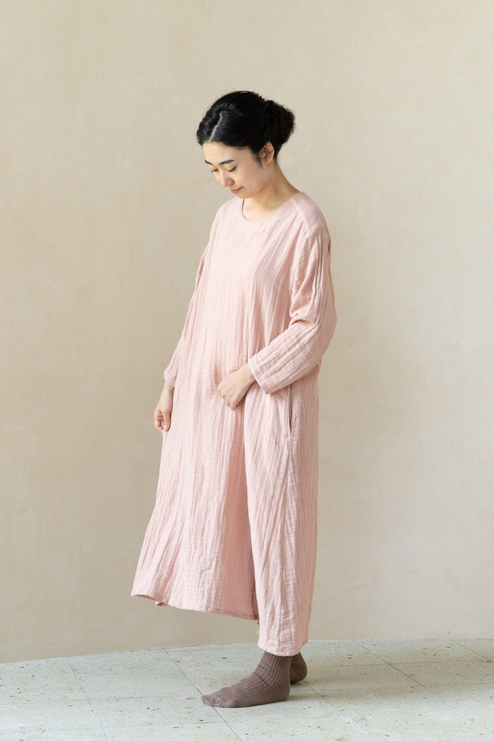 フレアワンピース<br>平綾織