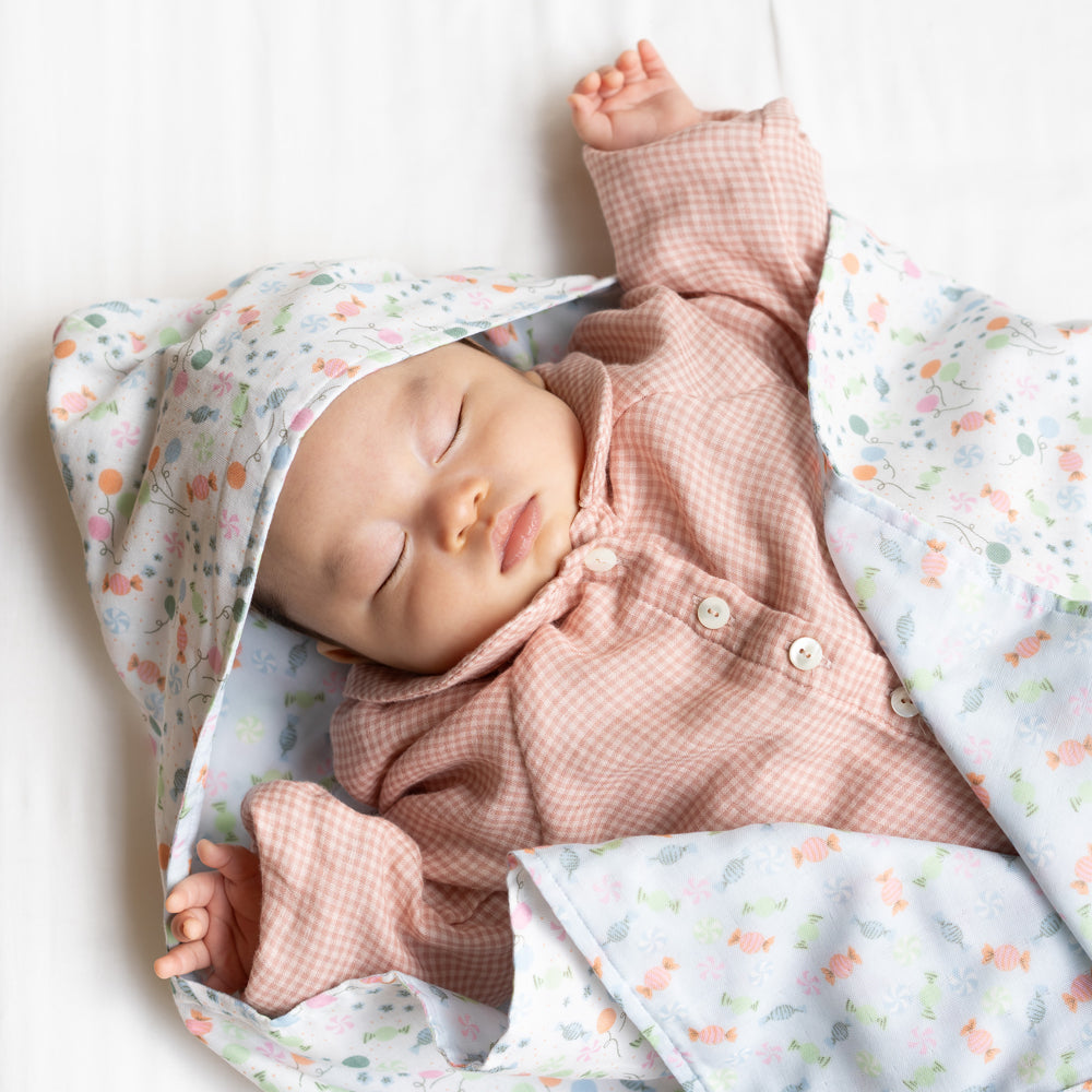 フード付タオルケット    風船