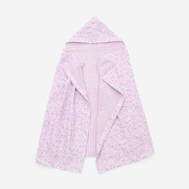 フード付タオルケット    flower