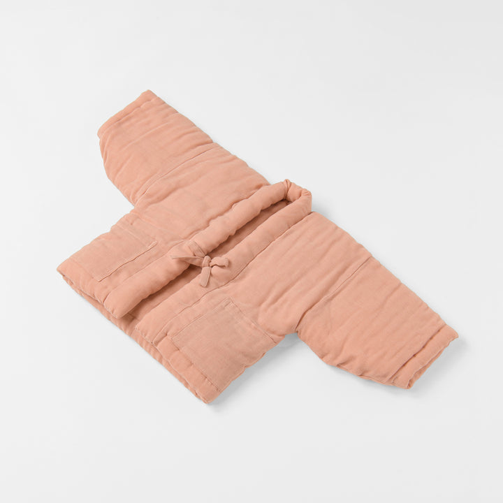 Cotton-filled Haori Hand-painted Train 