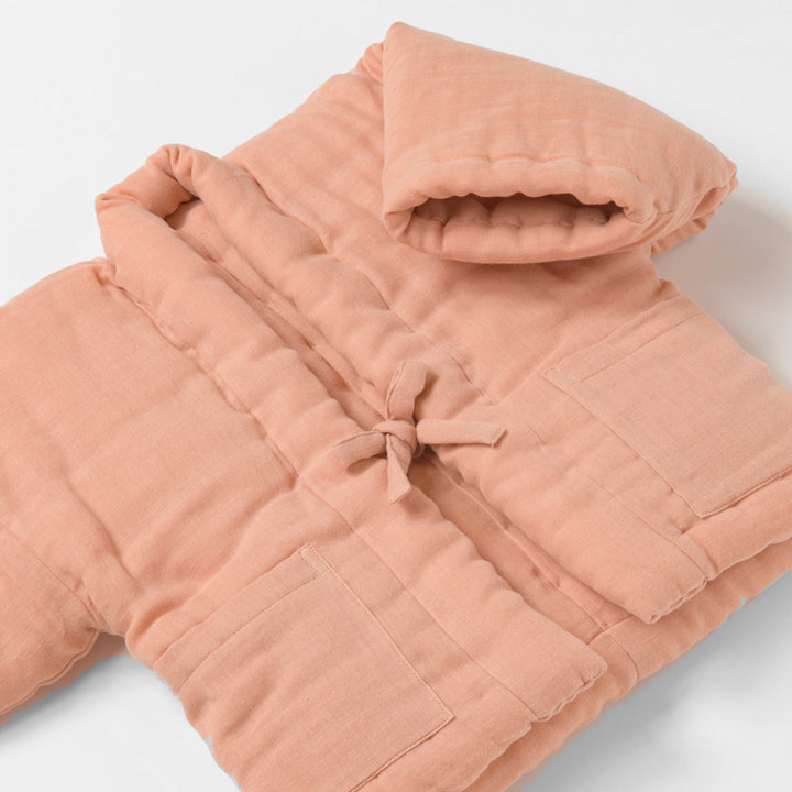 Cotton-filled Haori Hand-painted Train 