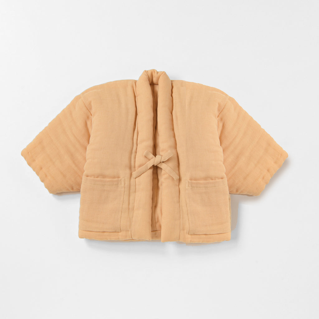 ピージーガーゼ｜綿入りはんてん 小麦色100・120cm – PG GAUZE