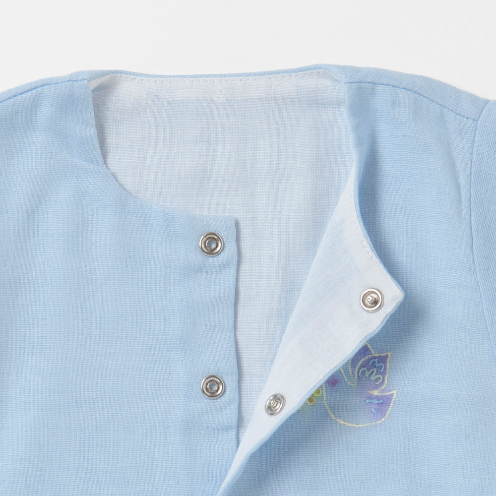 winter romper small flower 