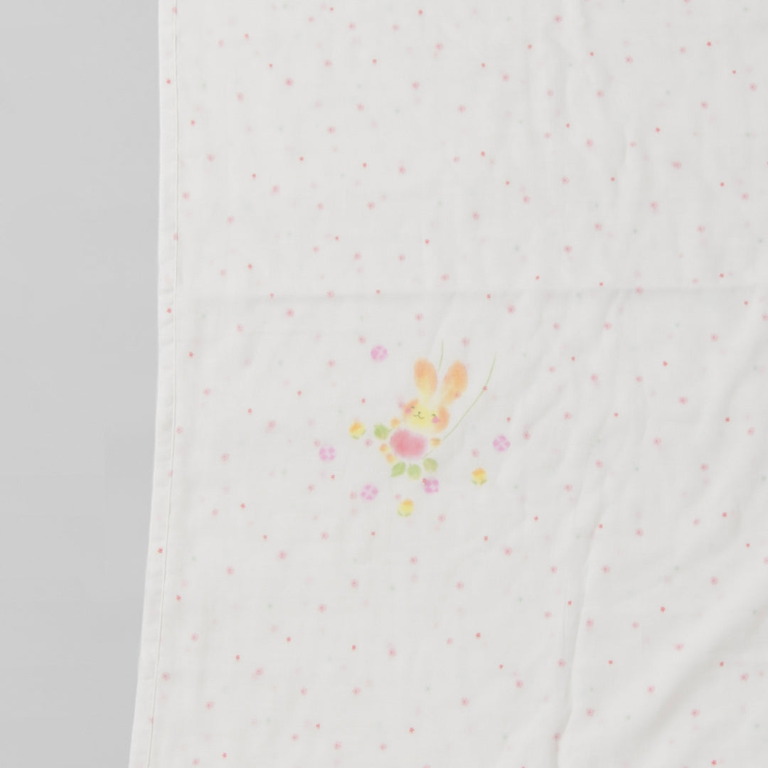 Blanket hand drawn rabbit swing 