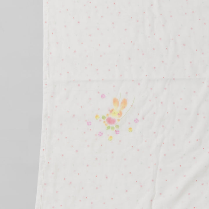 Blanket hand drawn rabbit swing 