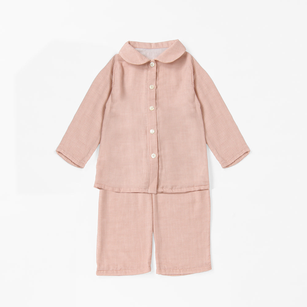 pajama check<br> 110-140cm 