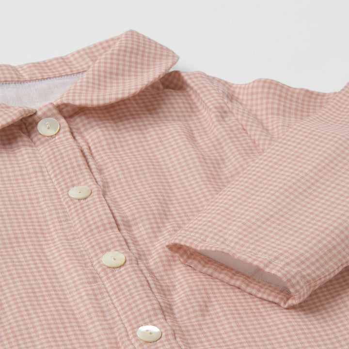 pajama check<br> 110-140cm 