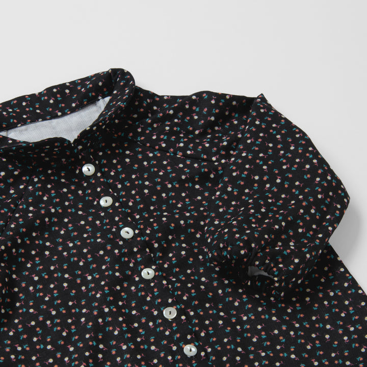 あたたかいガーゼ袖ゴムパジャマ<br>つぶつぶ<br>80-100㎝