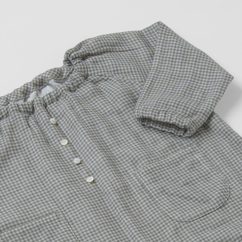 あたたかいガーゼスモックパジャマ<br>80-150cm