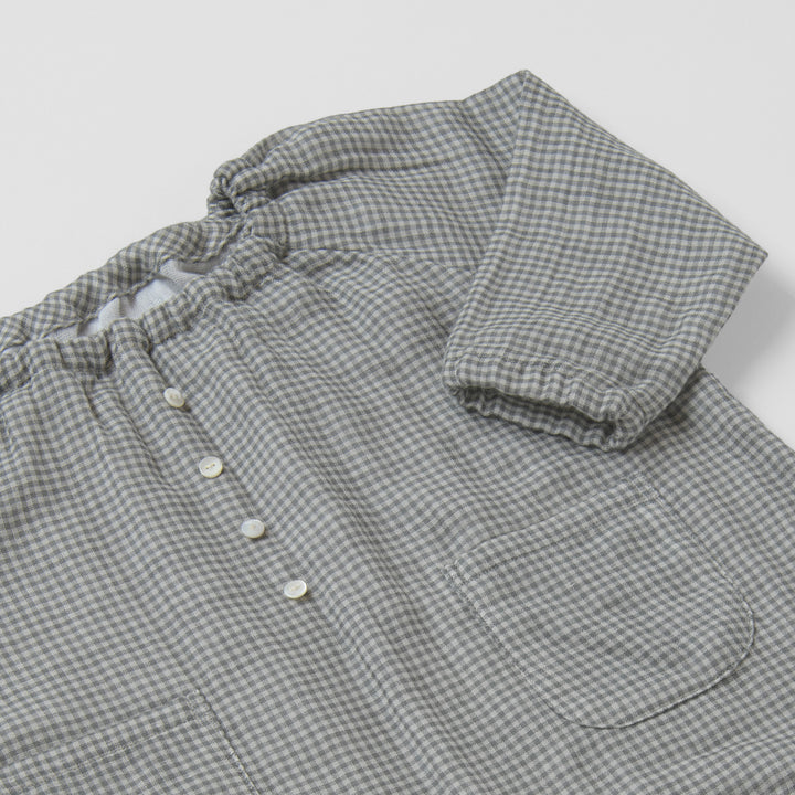 あたたかいガーゼスモックパジャマ<br>80-150cm