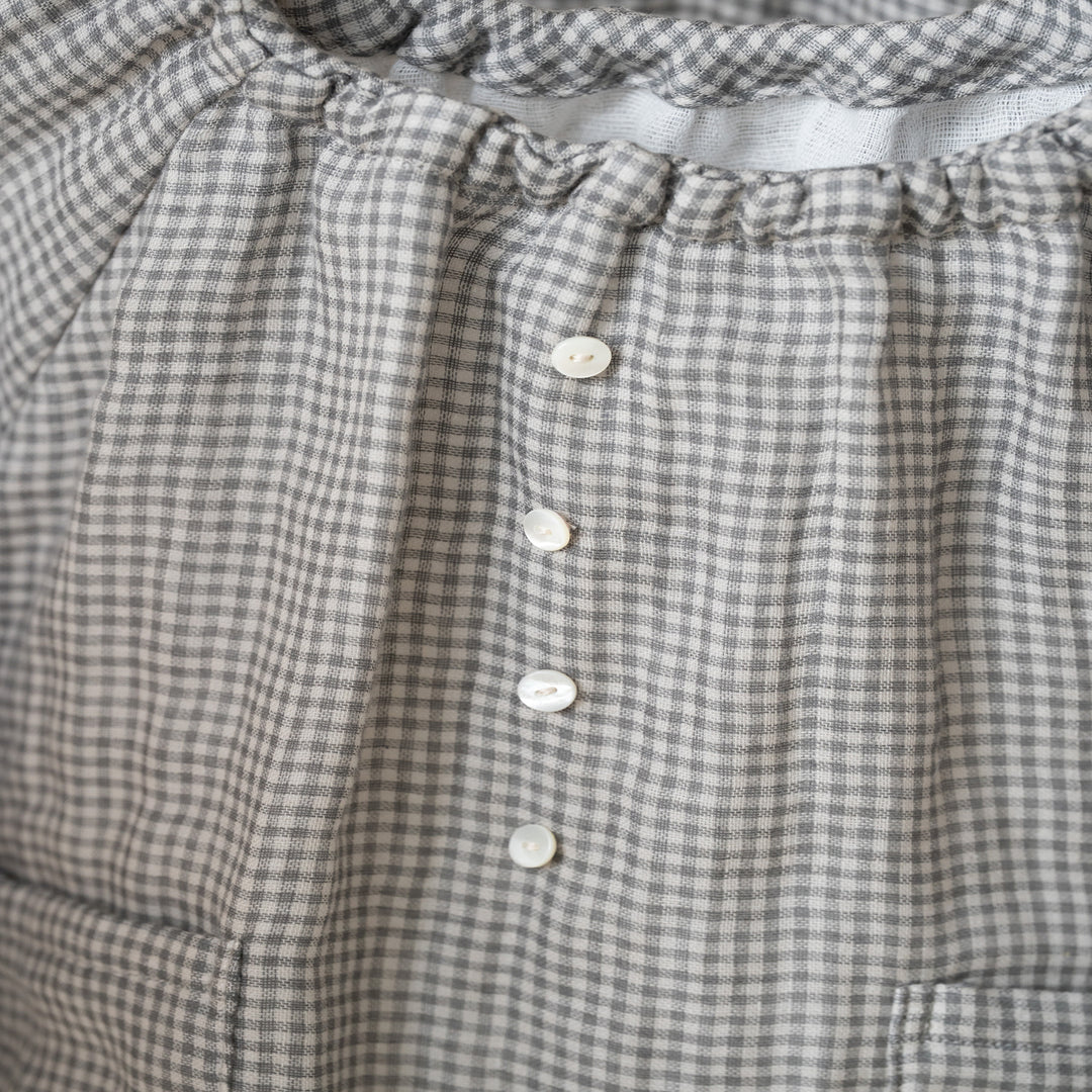 あたたかいガーゼスモックパジャマ<br>80-150cm