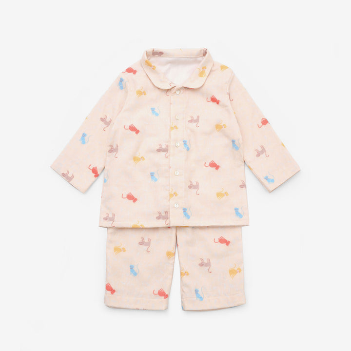 Winter Pajamas Sleepover Set B385 Wooden Horse 80-100cm