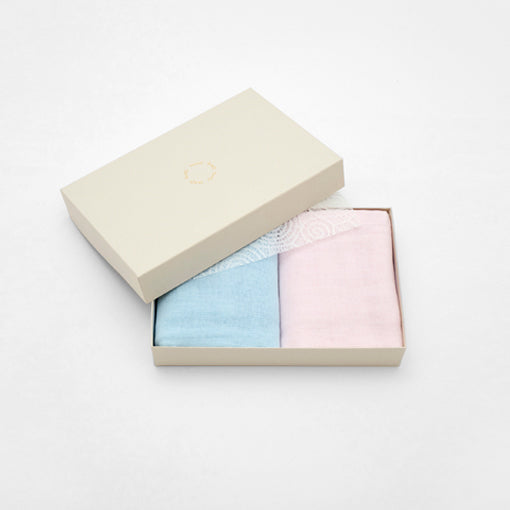 無撚糸ガーゼタオルギフト<br>フェイス2枚