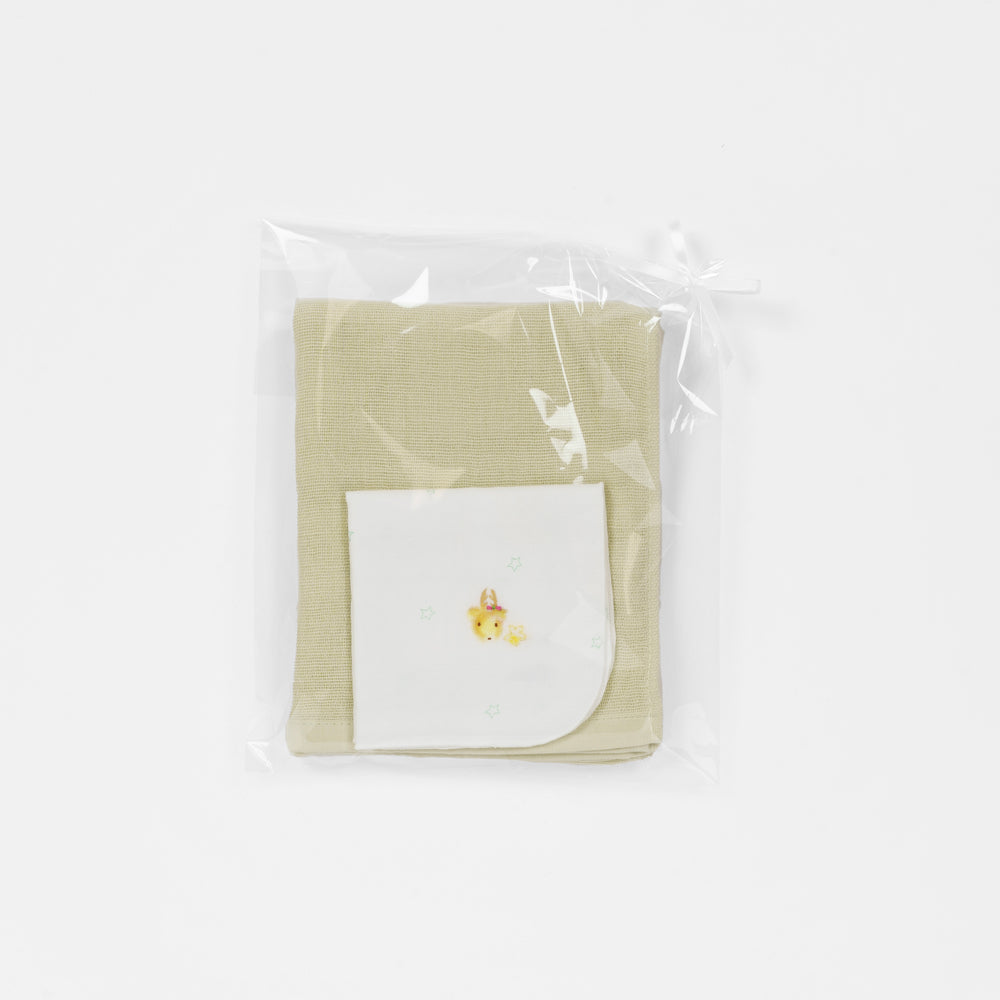 ガーゼハンカチ　クリスマス限定柄　トナカイ