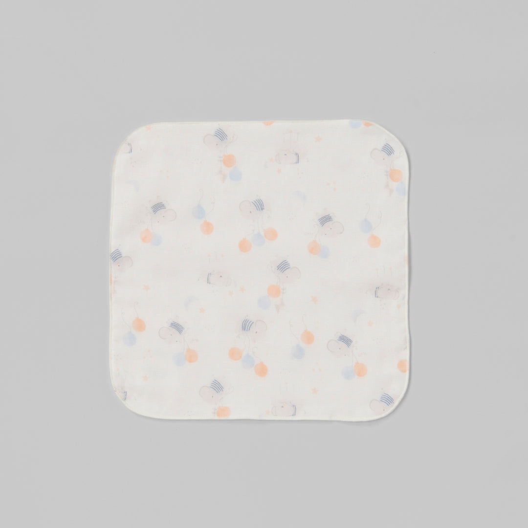 Gauze handkerchief small flower 