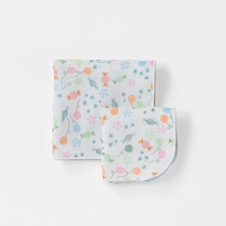 ガーゼハンカチ　風船