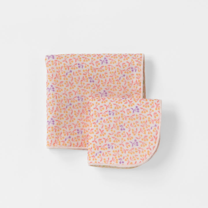 ガーゼハンカチ　チェリー