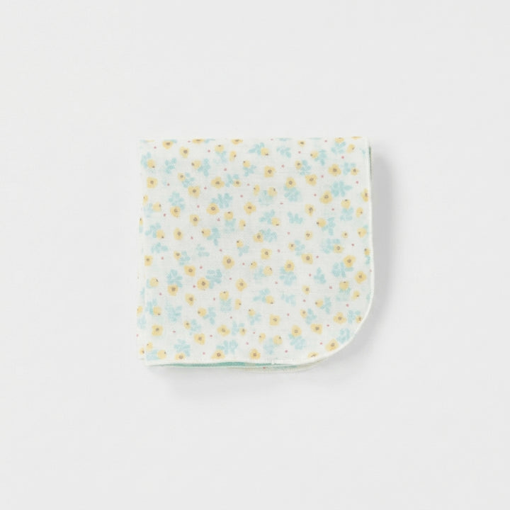 Gauze handkerchief small flower 