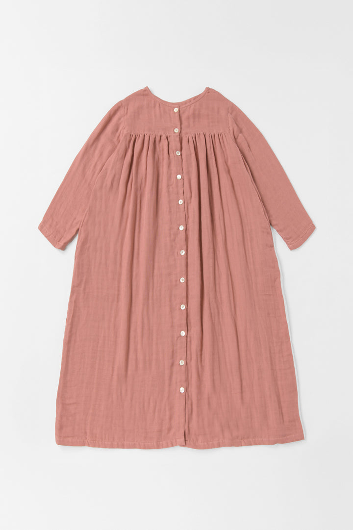 ３wayワンピース<br>綿ワッシャー　ピンク