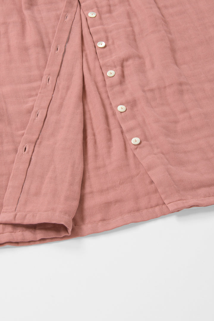 ３wayワンピース<br>綿ワッシャー　ピンク