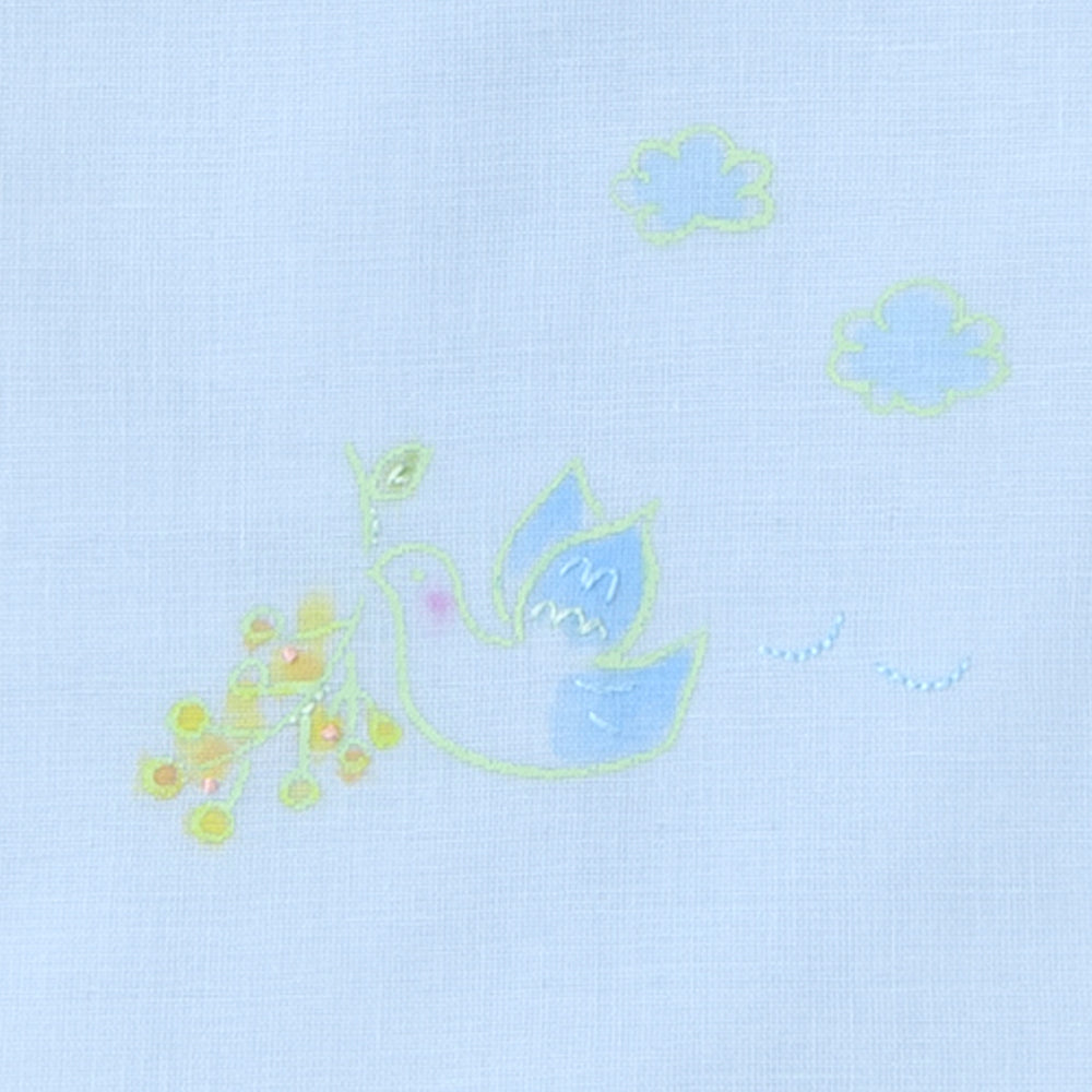 袋　手描＆刺繍<br>peace