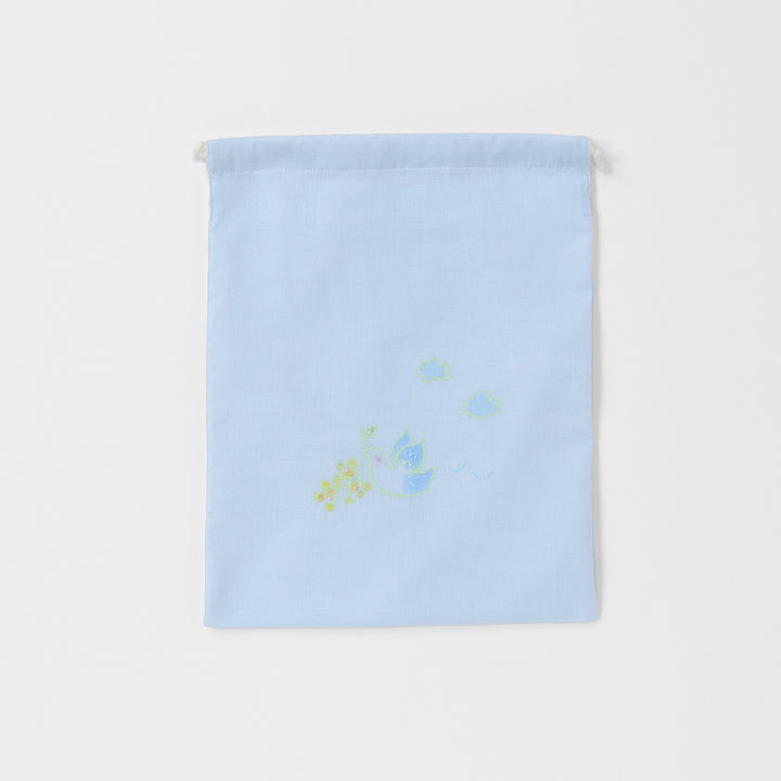 袋　手描＆刺繍<br>peace