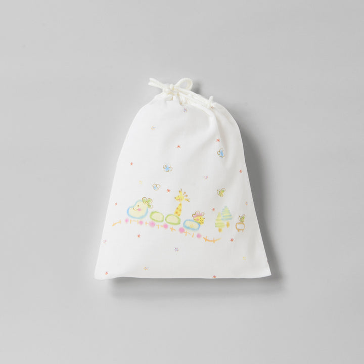 bag hand drawn train 