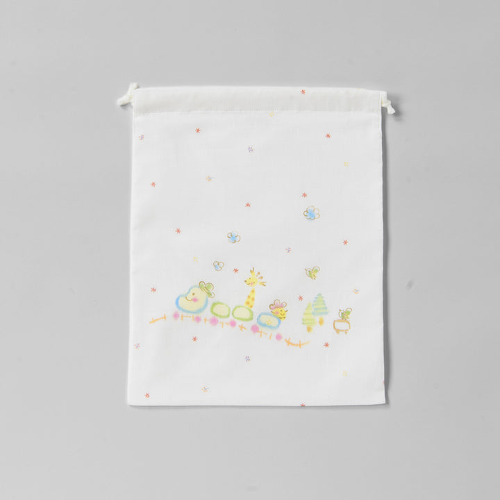 bag hand drawn train 