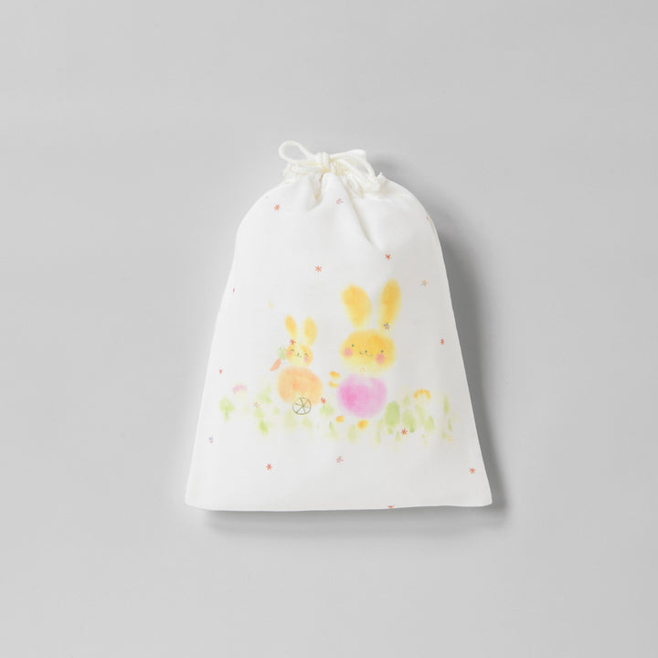 bag hand drawn rabbit parent and child 