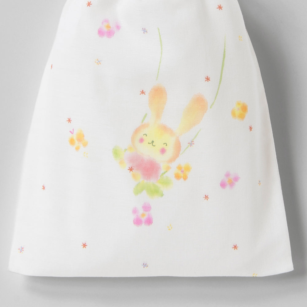bag hand drawn rabbit swing 