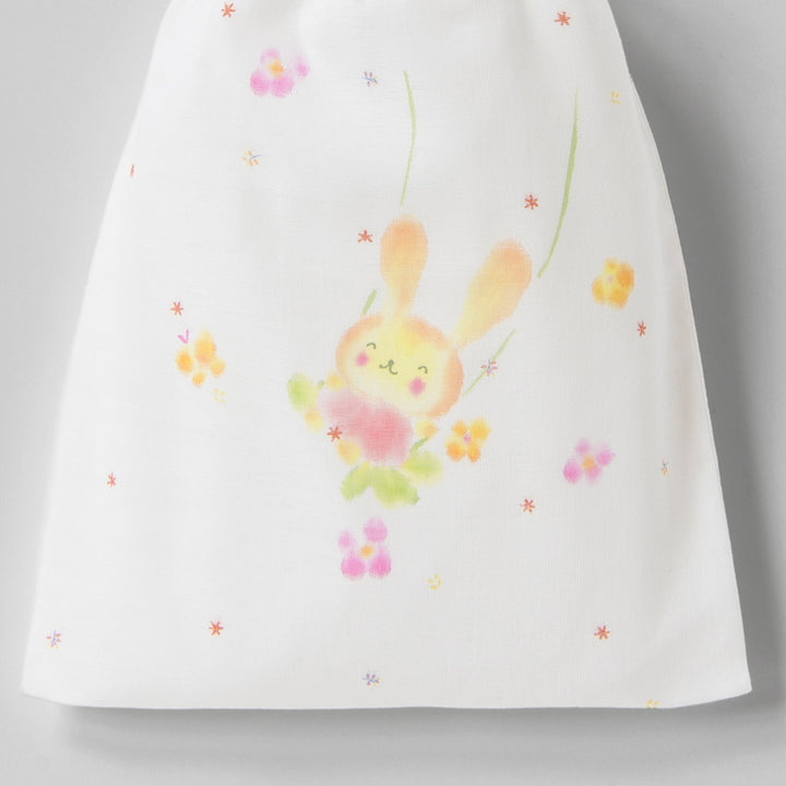 bag hand drawn rabbit swing 