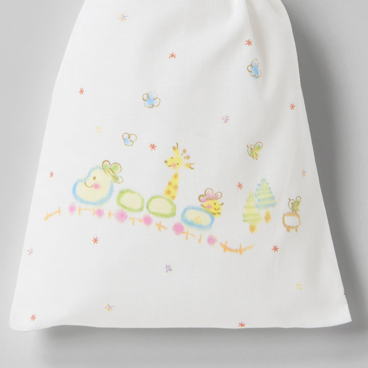 bag hand drawn train 