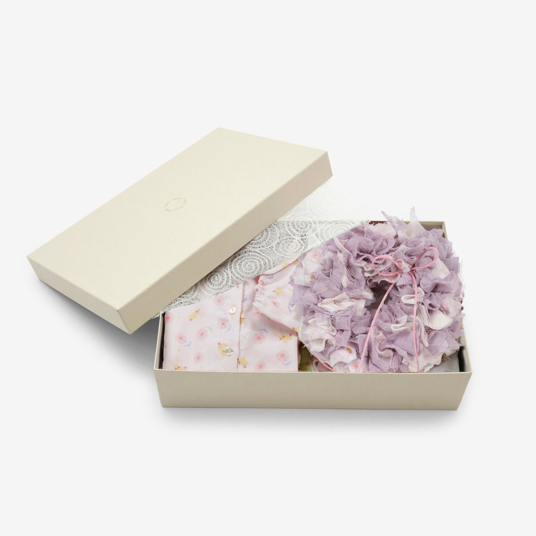 あたたかいガーゼパジャマセット<br>うさぎ<br>80-100cm　送料無料