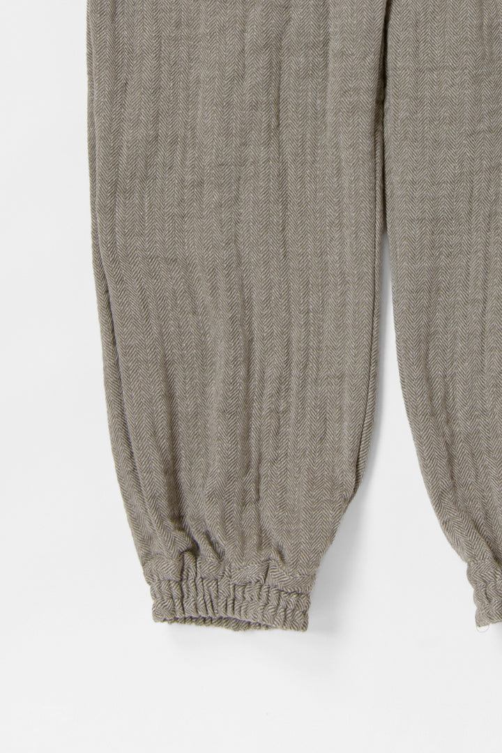 cropped pants safiran linen<br> AS0120Y716<br> khaki 