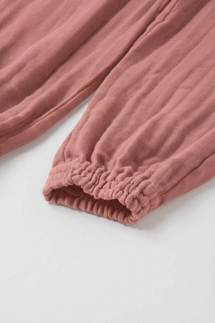 cropped pants safiran linen<br> AS0120Y716<br> khaki 